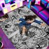 Detective Conan Print Rug, Washable Floor Carpet, For Entryway Dorm Laundry Room Office Study, Home Decor Birthday Christmas Gift