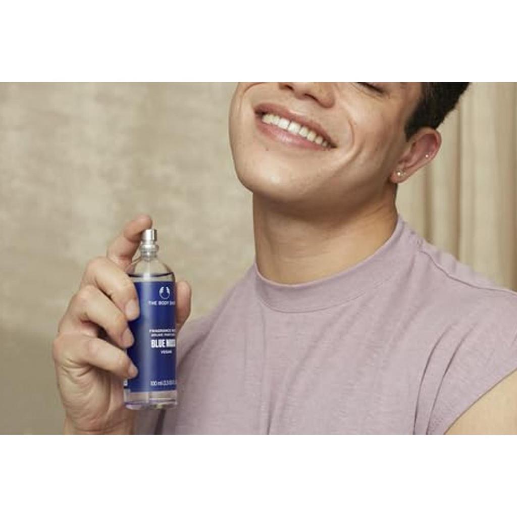 The Body Shop Blue Musk Mist Für Damen 100 ml | Erfrischender Lang Anhaltender Duft Tägliche Anwendung