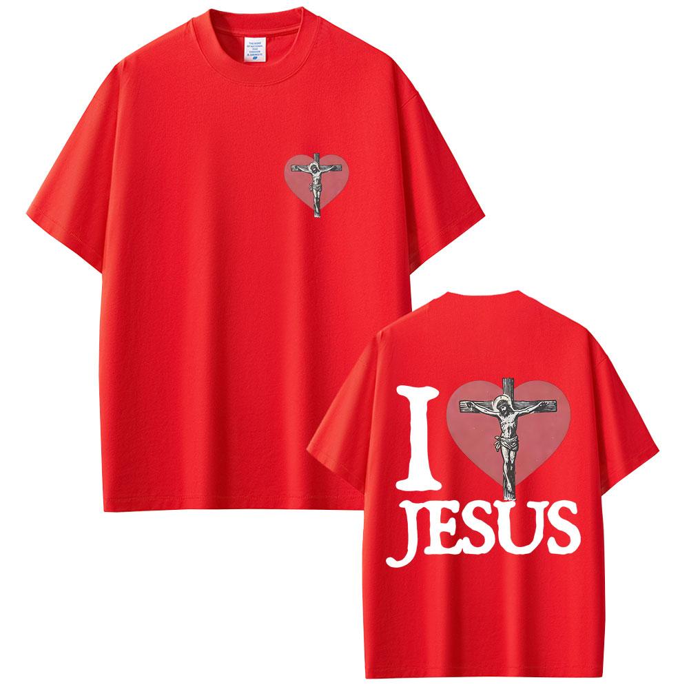 I Love Jesus Christ Religious Compassion Tshirt Forgive Their Father Tshirt Summer Mens Womens Casual Oversized Tshirt Y2K