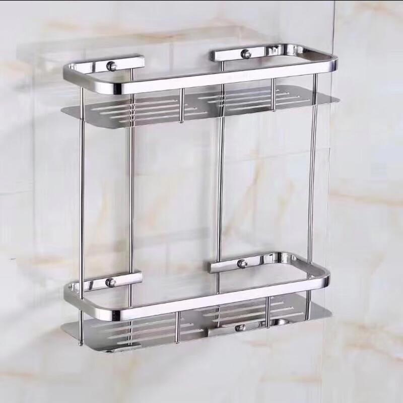 XuanYong 304 Stainless Steel No-Drill Bathroom Corner Shelf