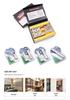 Sliding Door Silent 8-Wheel Stainless Steel Roller with Nylon Bearings for Furniture