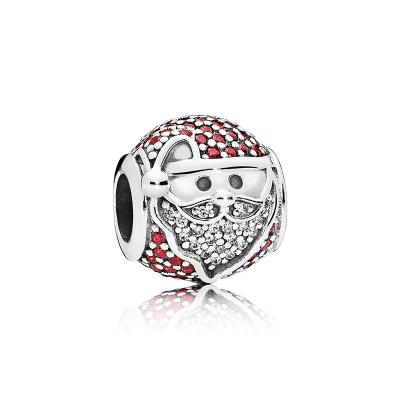 NEW copper Charm Compatible With Authentic Bracelets Accessories Women Jewellery Christmas Collection Santa Claus Pumpkin Carriage