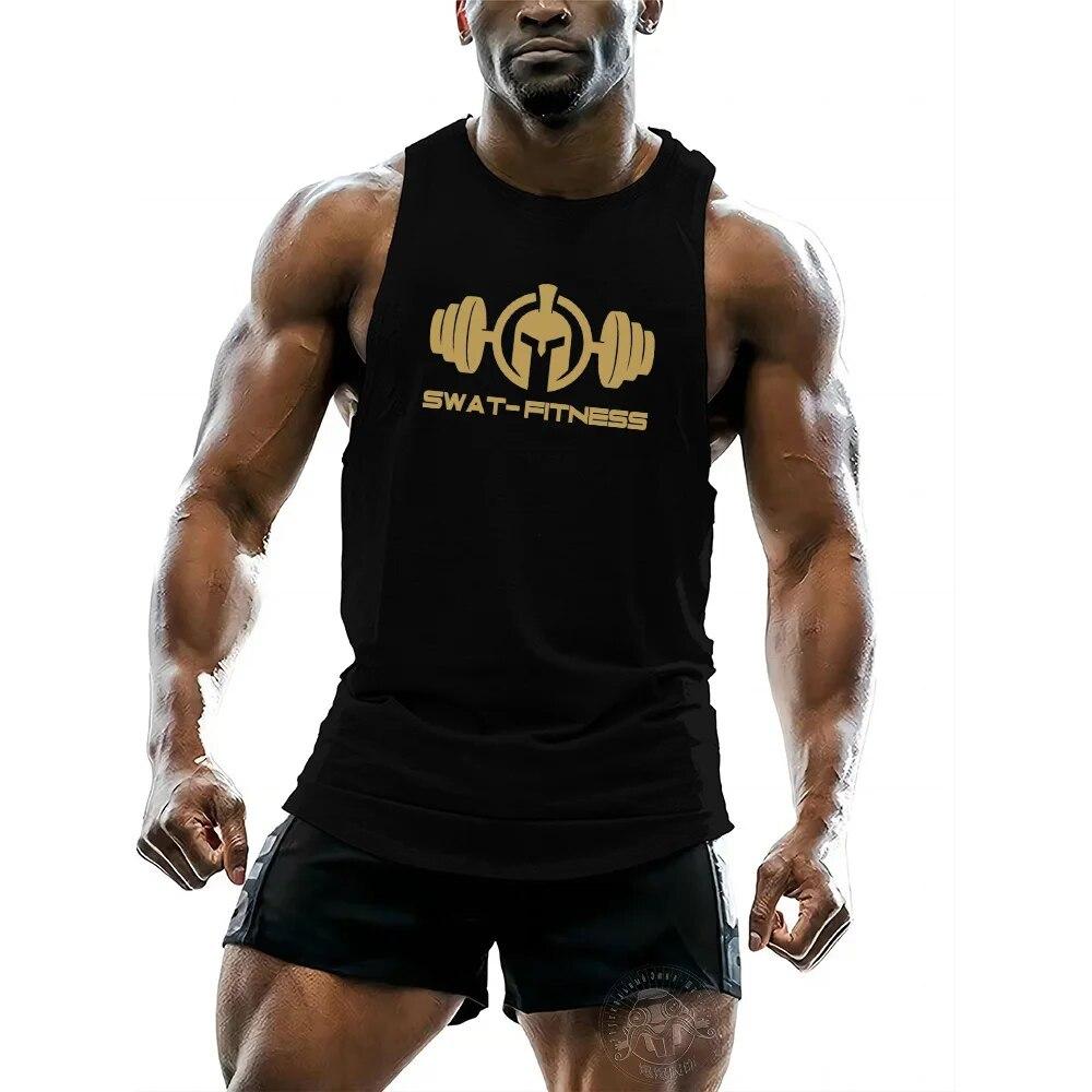 

y2k Belly Black Sports Gym Чоловіча безрукавка Літня модна сорочка без рукавів Чорна майка в стилі хіп-хоп Спортивний костюм Топ із маленьким значком 4XL