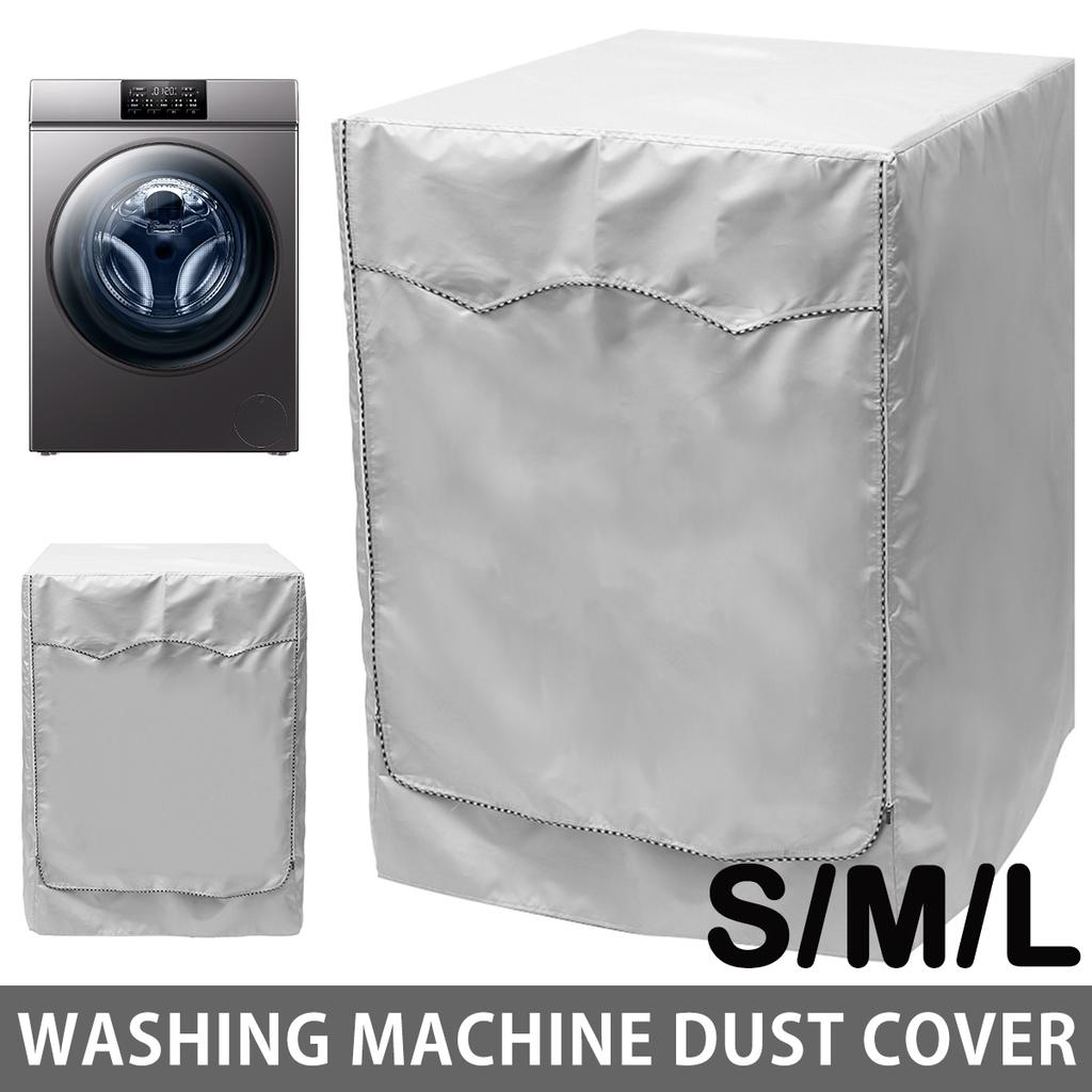 Drum Washing Machine Cover Waterproof Full Shading Sunscreen Roller Dust Proof Cover for Front Load Wash Dryer Protector