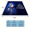 1pc The Nightmare Before Christmas Printing Blanket - Soft, All-Season Throw for Living Room, Bedroom,Personalized Gift with Adorable Cartoon Design