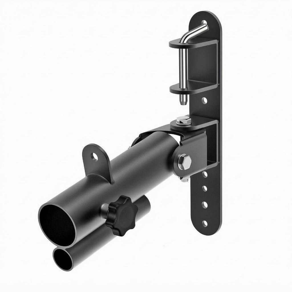 Wall-Attached Barbell Anchor Adjustable Heavy-Duty Row Attachment