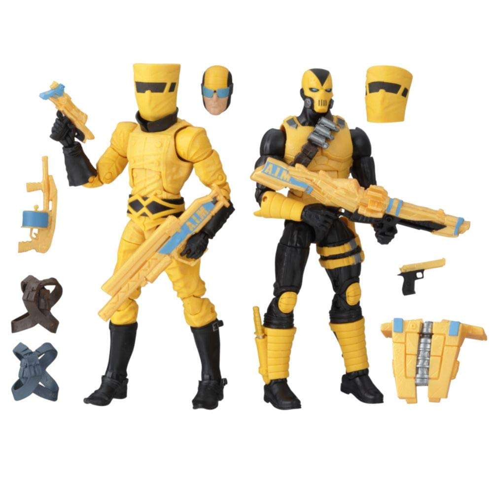 Hasbro Marvel Legends Action Figure Scientist Shock Trooper Scientist Shock Trooper Movie Latest Marvel MCU Legends ML Avengers 6-inch 2-Pack A.I.M. &