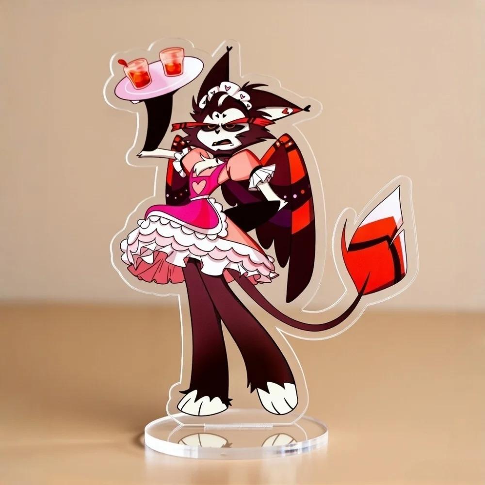 15cm Acrylic Stand For Hazbin  Charlie Morningstar Vaggie Alastor Lucifer Morningstar Peripheral Cute Desktop Ornament Gift