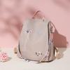 Oxford Women Backpack Fashion Casual Embroidery School Bag Water-Repellent Female Large Capacity Travel Shoulder Handbags