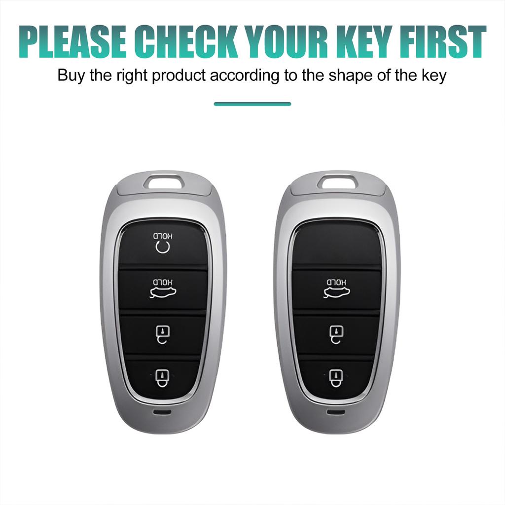 Transparent Tpu Car Key Case Cover For Hyundai Tucson L Santa Fe Nexo Nx4 Ioniq 5 Atos Prime Solaris Accessories