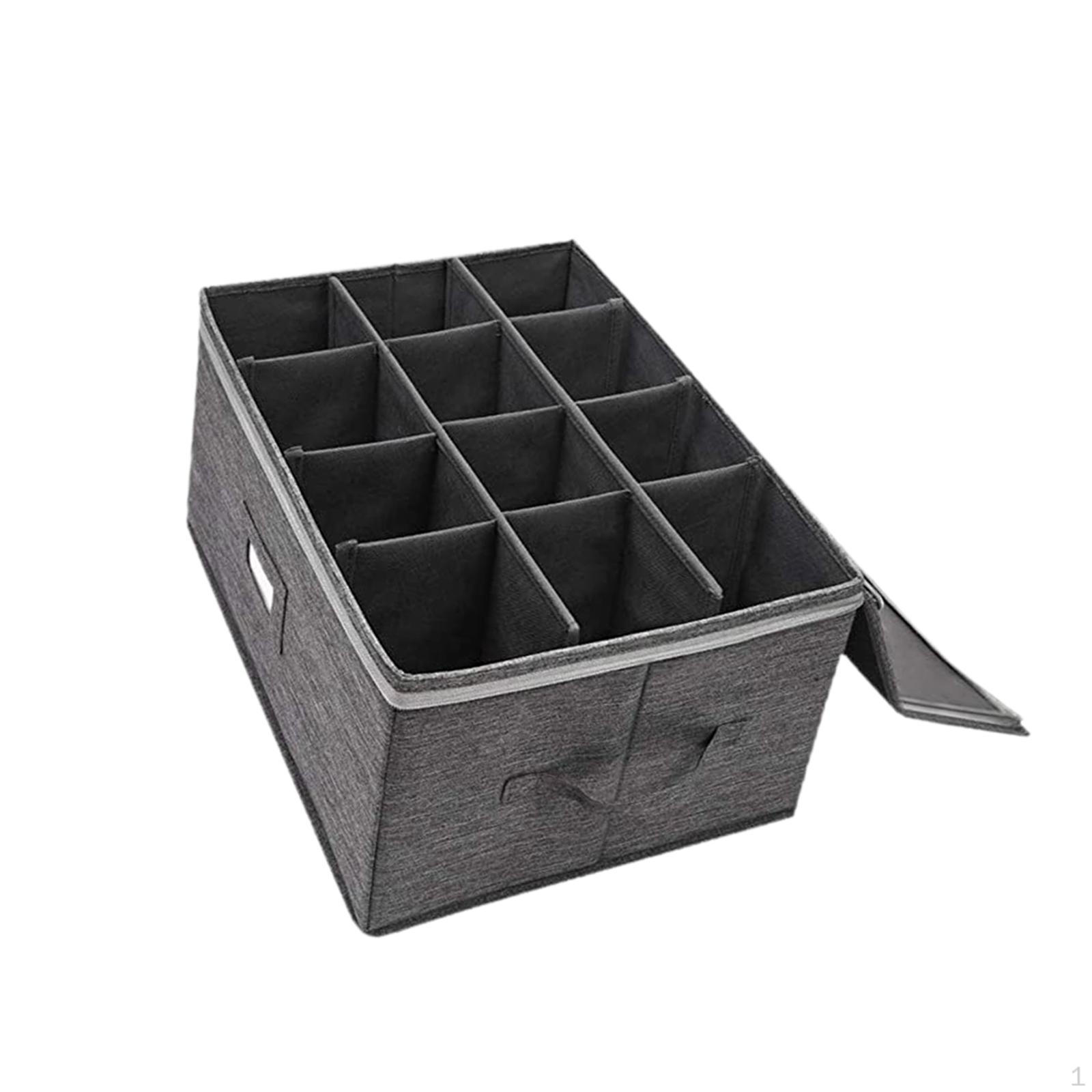 

Stemware Storage Container for Moving And Organization Sturdy Organizer