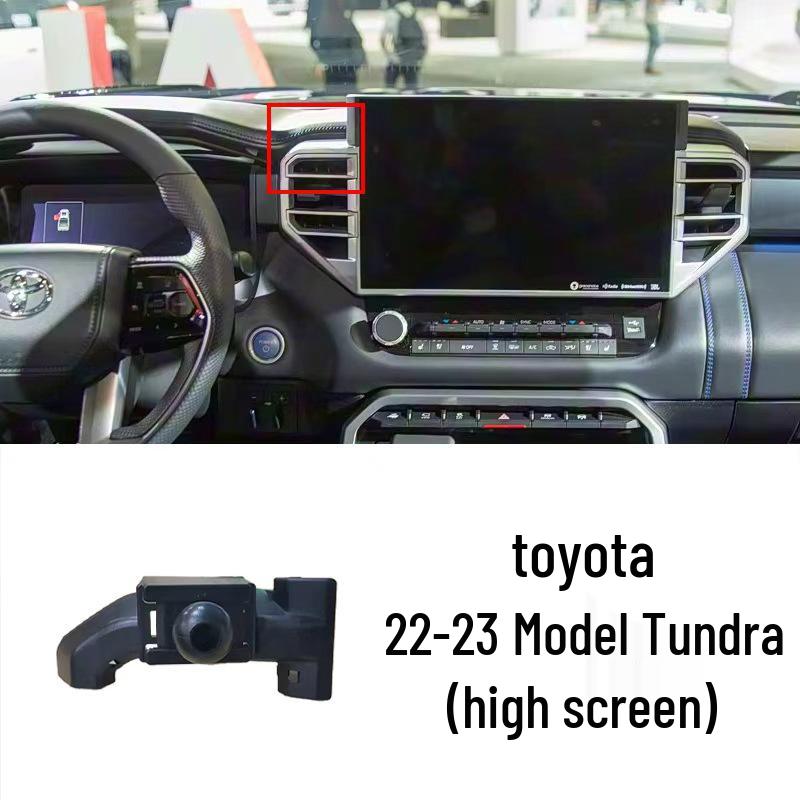 Car Phone Holder for Toyota 6th Gen Camry, Corolla, Highlander - Clip Base Accessory
