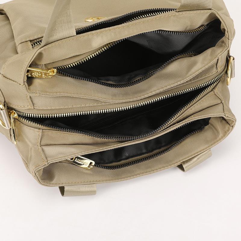 Multi-layer women's handbag, large capacity water-repellent nylon bodybag, women's shoulder bag, casual backpack