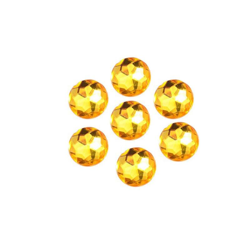 Acrylic Chamfered Flat Bottom Diamond Diy Jewelry Accessories, Round Satellite Silver-Plated Diamond Diy Beauty Loose Bead Accessories