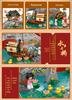 LOZ1923 Chinese Lantern Festival Pavilion Building Blocks - Cultural & Educational Toy for New Year Celebrations