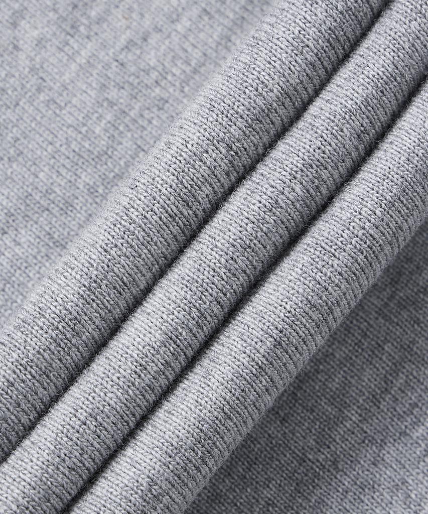 Oeoseullou Study Cotton Pocket Short Sleeve T-Shirt - Heather Gray / 030017N64