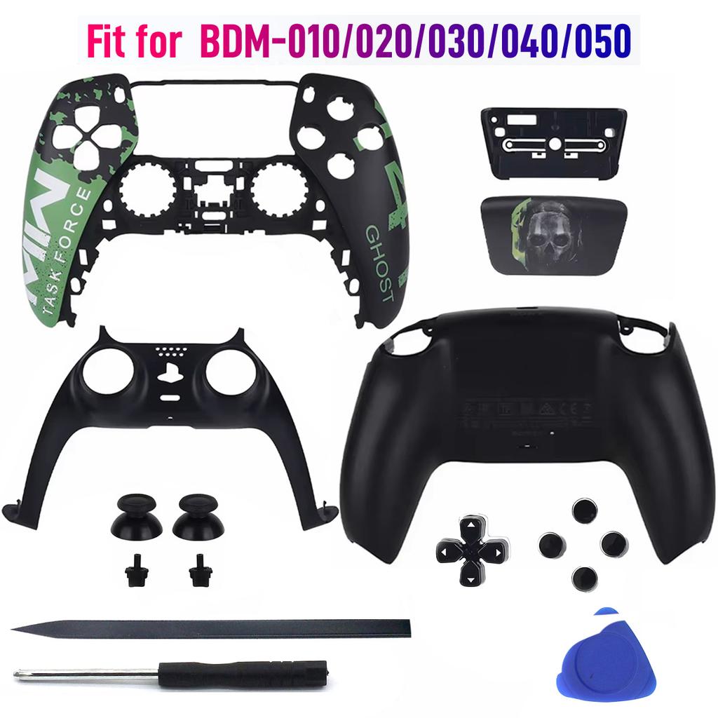 Limited God of War for PS5 Controller Shell Touchpad Gamepad Cover Replacement Front Back Plates Handle Case for BDM-010/020/030