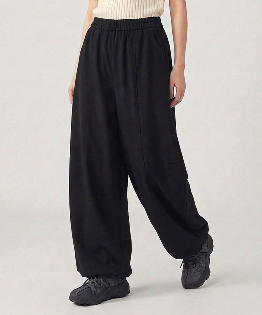 HANGTEN Women'S Double Face String Balloon Pants_100(10570-138-402-07)