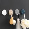 Power Plug Hook Strong Adhesive Oval Shaped Easy To Install Plug Wire Holder Hooks for Power Cords