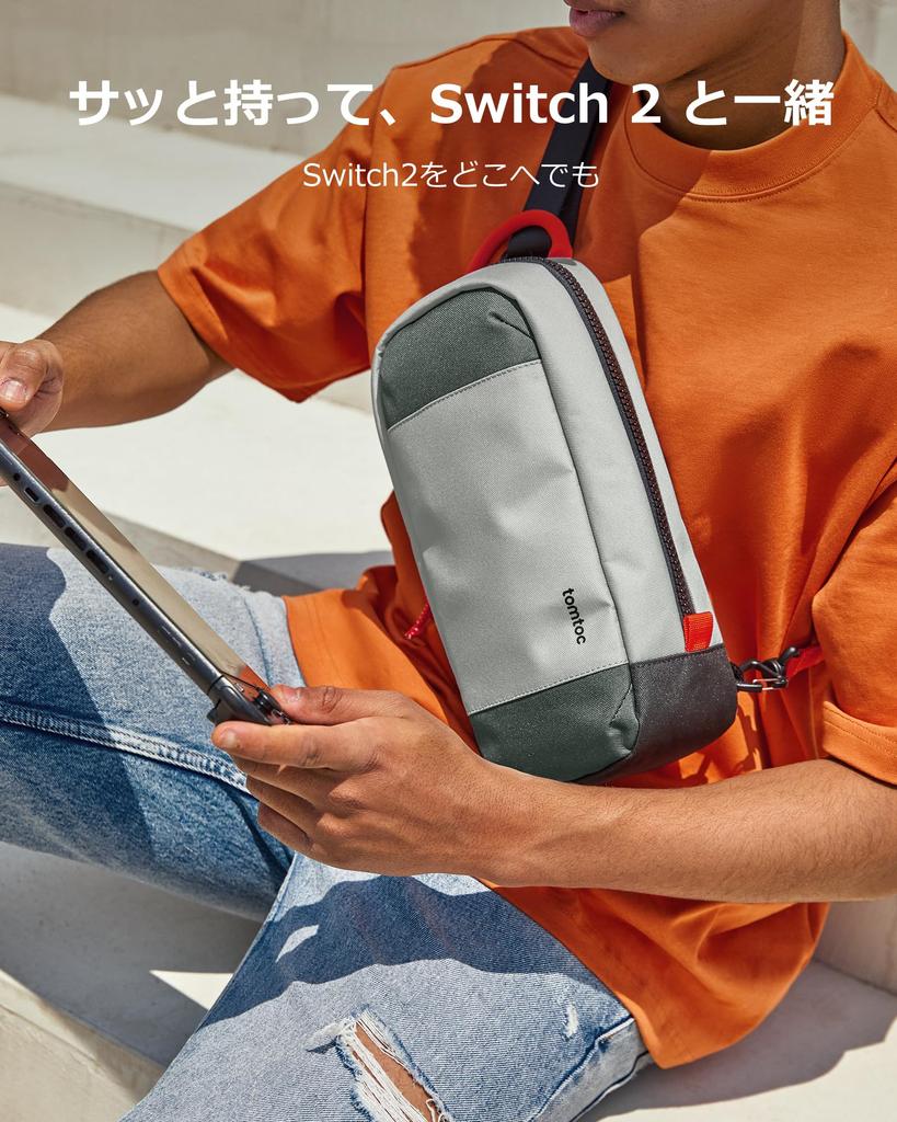 Tomtoc Nintendo Switch 2 Body Compatible with Switch 2 Tomtoc Switch Shoulder Pro Accessories Game Card EVA Protection Bag, Models, Bag, Controller,