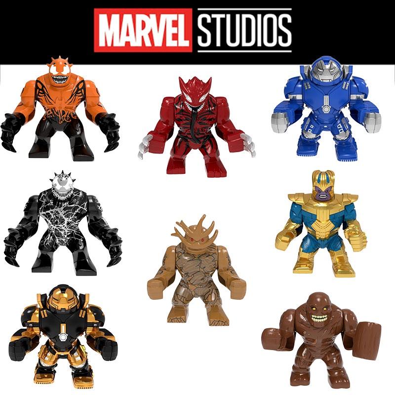 Marvel Heroes Building Block Figures Toy Children's Gift 7cm Height Plastic Material Avengers Series