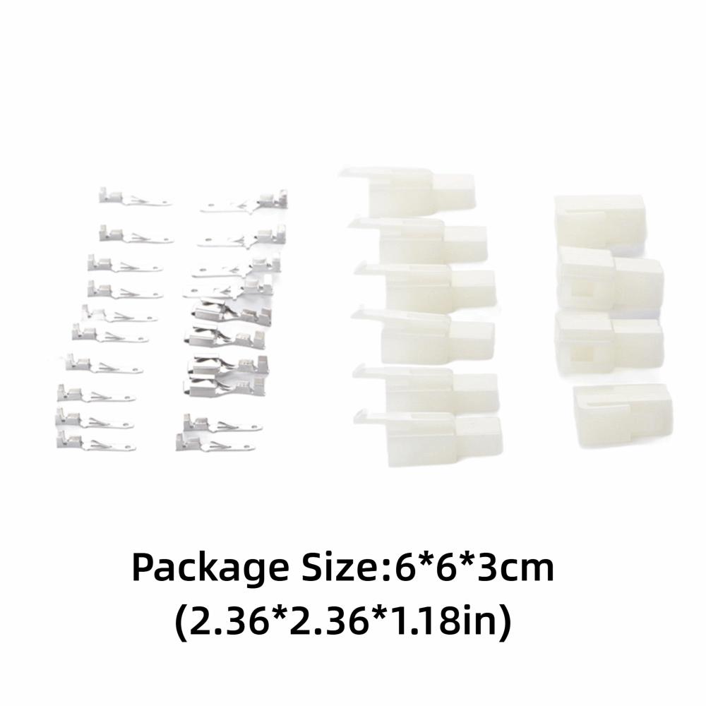 2 Set 2 Pin Connector Pin Set Female Male Connector Pin Controller Plug Connector  Motorbike