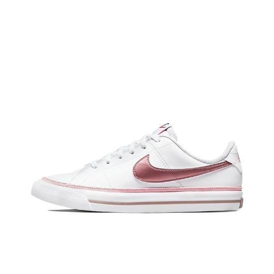 Nike Court Legacy GS White Pink Glaze DA5380-110 EU 39 фиолетовый/белый