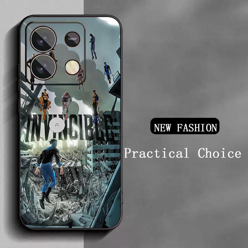 

Invincible anime M-mark Grayson design Phone Case For Redmi Note 14 13 12 11 Pro Plus S 5G 14C A3 Soft Black Phone Cover Redmi Note 12 Pro 4G