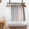 Hanger Storage Rack Hanger Storage Wall Mounted Holder Metal Closet Hanger Rack Rustproof Wall Mounted Closet Rod For Balcony
