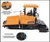 Non-Toxic 1/40 Alloy Diecast Model Car Engineering Truck Paver Model Machine Paving Asphalt Highway Construction Cars Kid Back Hoe Loader