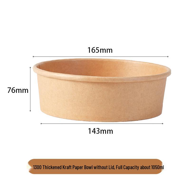 Disposable Kraft Paper Food Containers
