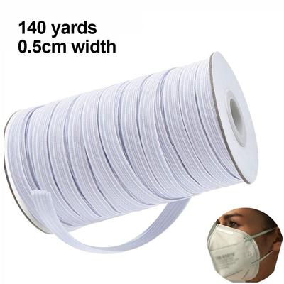 0.3  0.5 0.7cm Elastisches Band Gummiband Flache Kordel Nähband