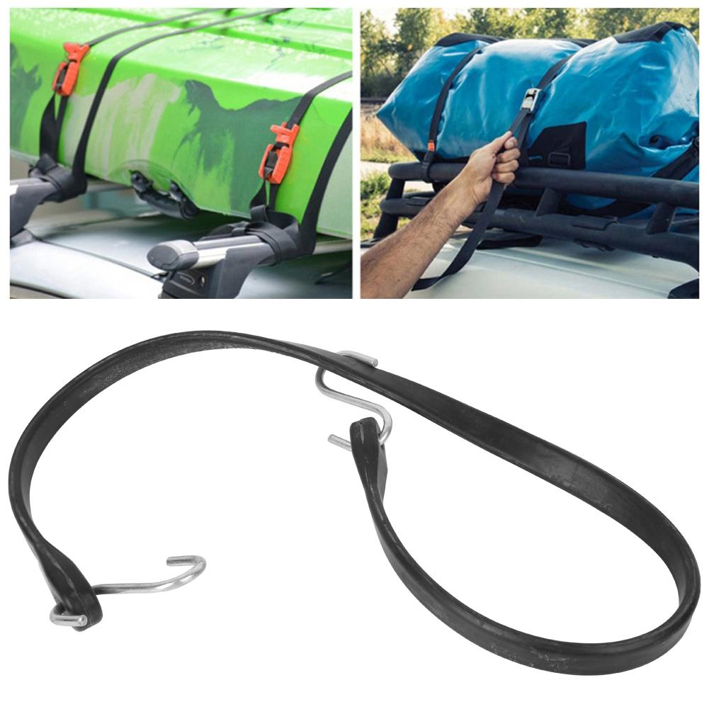 Outdoor Multipurpose Rubber Bundling Belt Fixing Rope Strap for Climbing Camping 31in