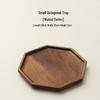 Solid Walnut Wood Irregular Serving Tray