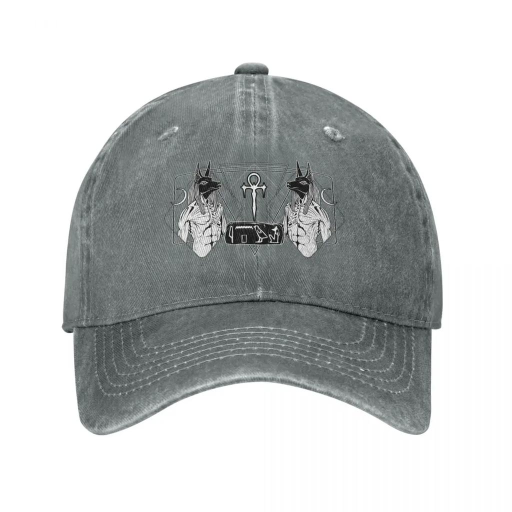ANUBIS God of Afterlife and Mummification Baseball Cap Luxury Caps Golf Hat Genuine Western Hat Beach Hat Unisexs Luxury Womens