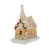 LED Light Snow House Figurine Resin Christmas Night Light  Christmas Table Decor