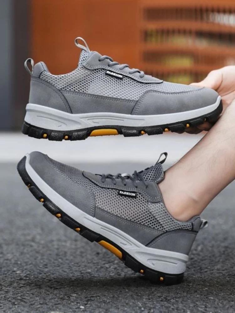 Fashion Low-Top Gray Male Sports Shoes Outdoor Price Comfortable Gym Jump High Quality Unisex Miked Colour Light Men's Casual Sneakers