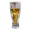 1 Piece Reverse Shape Bottles Beige Bowls Double Layer Glass Glasses Juice Whisky Whisky Cocktail Cooking Cups Creative Gift Cups for Friends | Beer B