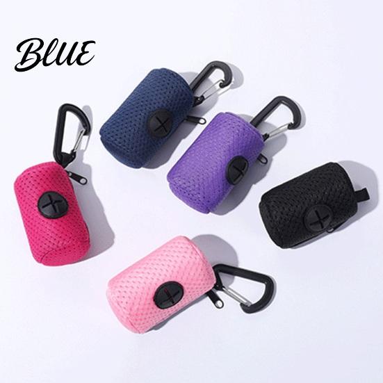 Large Opening Poop Bag Dispenser Pet Waste Zipper Closing Crossed Drawers with Hanging