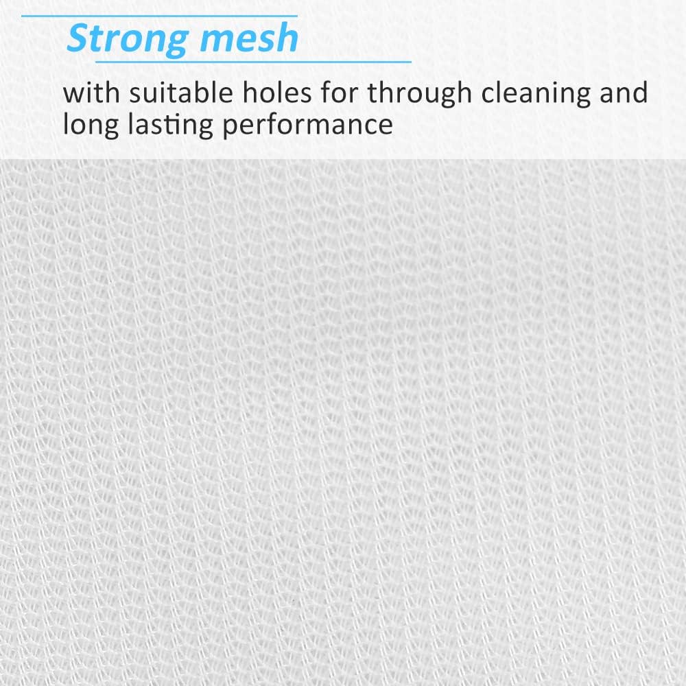 Transparent Zippered Fine Mesh Laundry Bag with Pocket, Reusable Travel Storage Organizer for Shirts, Bras, Socks, Stockings