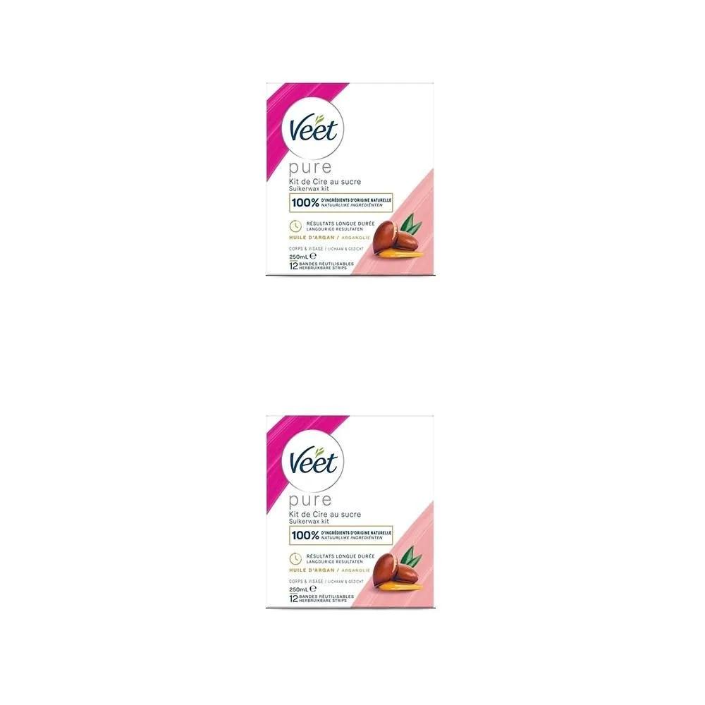 VEET Воск 250 мл 2 упаковки Масло арганы