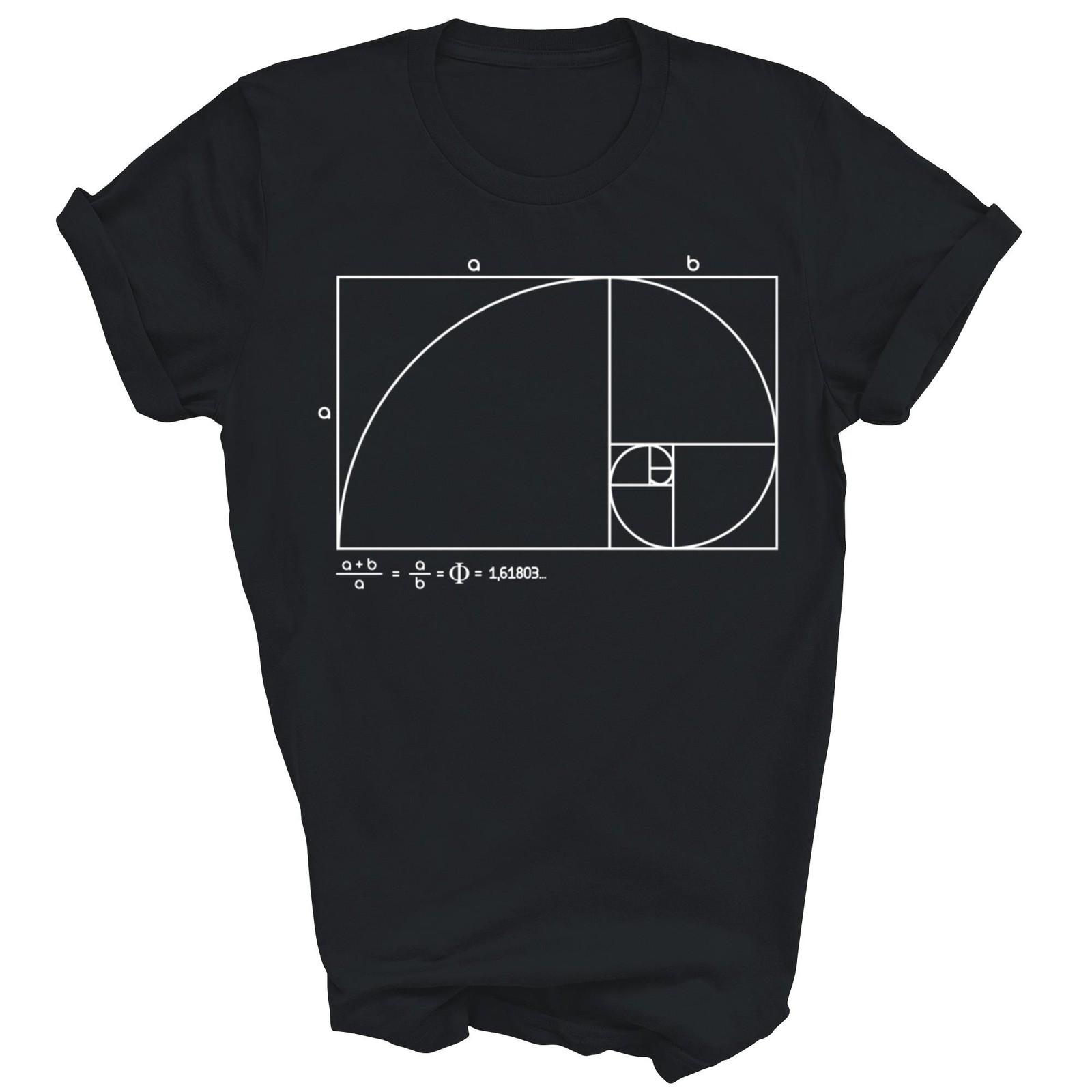Fibonacci Golden Ratio Math Lover Teacher Shirt Gift Unisex T-Shirt XXXL