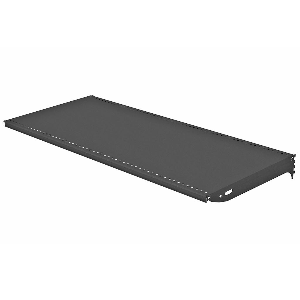 Full shelf Mega-M Basic L-100 cm D-40 cm anthracite RAL7016 + 2 pcs brackets D-40 cm N