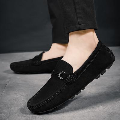 Fashion Handmade Men's Office Shoes Lightweight Casual Leather Shoes Men New Stylish Driving Shoes 2024 Luxury Brand Simple Men Loafers