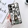 Bleach Kisuke Urahara Plating Phone Case For Xiaomi Redmi Note 14 15 Pro Plus 13 12 11 11S 11T 10 9S 9 5G Anti-Fall Airabag Cove
