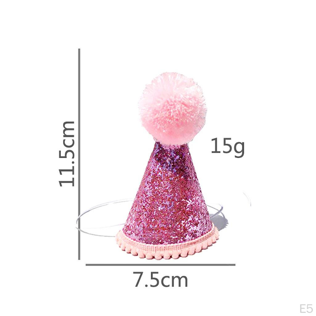 Pets Accessories with Headband Birthday Hat