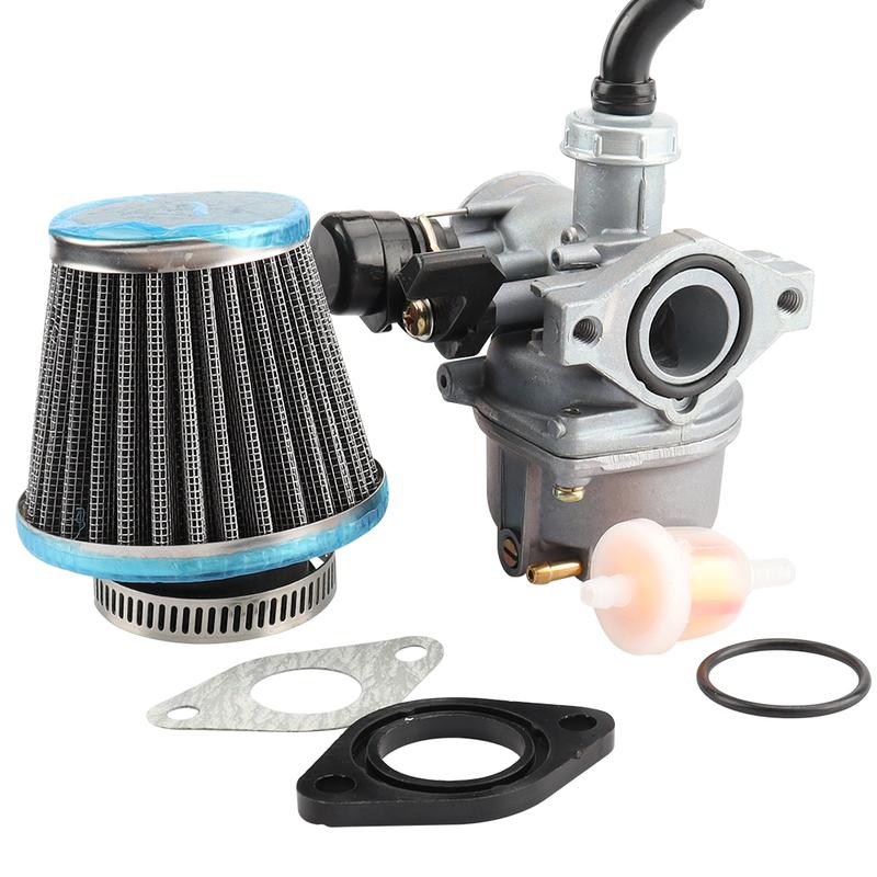 ATV Carburetor PZ19 19mm Carb with Air Filter Fuel Filter for 50cc 70cc 90cc 110cc Dirt Bike ATV Scooter Moped Quad Motorbike