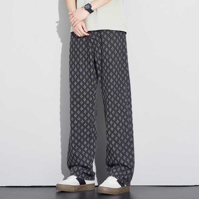 Paul Frank Retro Distressed Wide-Leg Denim Jeans