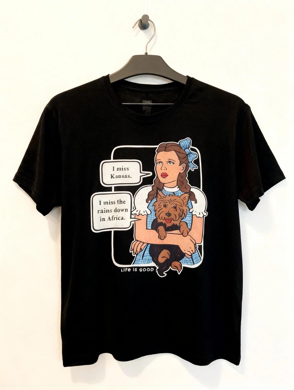 Wizard of Oz Dorothy & Toto T-shirt In Black Shirt Reprint 3XL