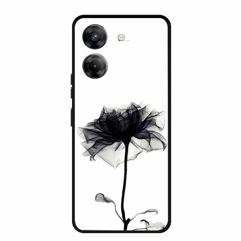 For Tecno Pova 5 Phone Case 6.78" Coque Black Bumper Silicone Soft Back Cover Case For Tecno Pova 5 Case Pova5 Funda Para Capa